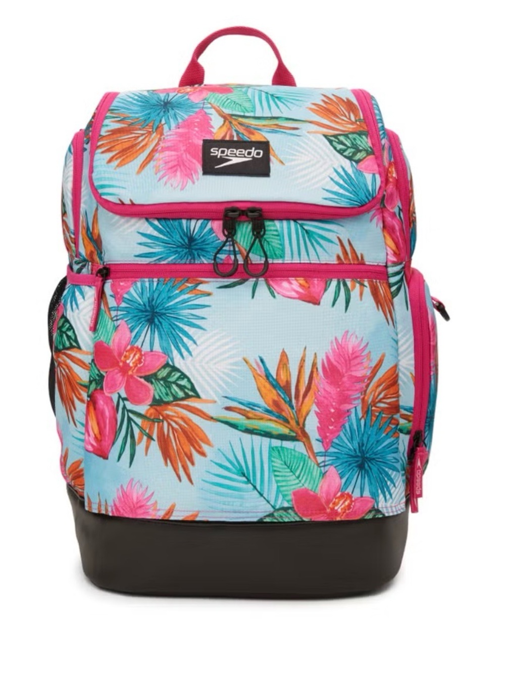 NWOT Speedo 35L Printed Teamster 2.0 Swim Backpack - tropical floral